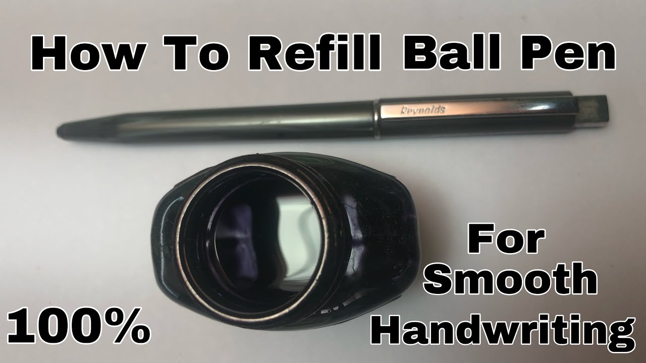 How To Refill Ball Point Pen At Home//How Fill Ink In Ball Pen.