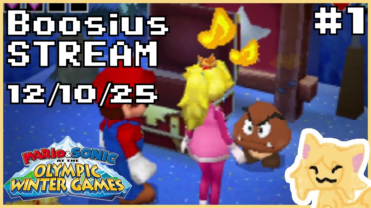 Boosius STREAM 12/10/25 (Mario-thon: Mario & Sonic at the Olympic Winter Games #1)