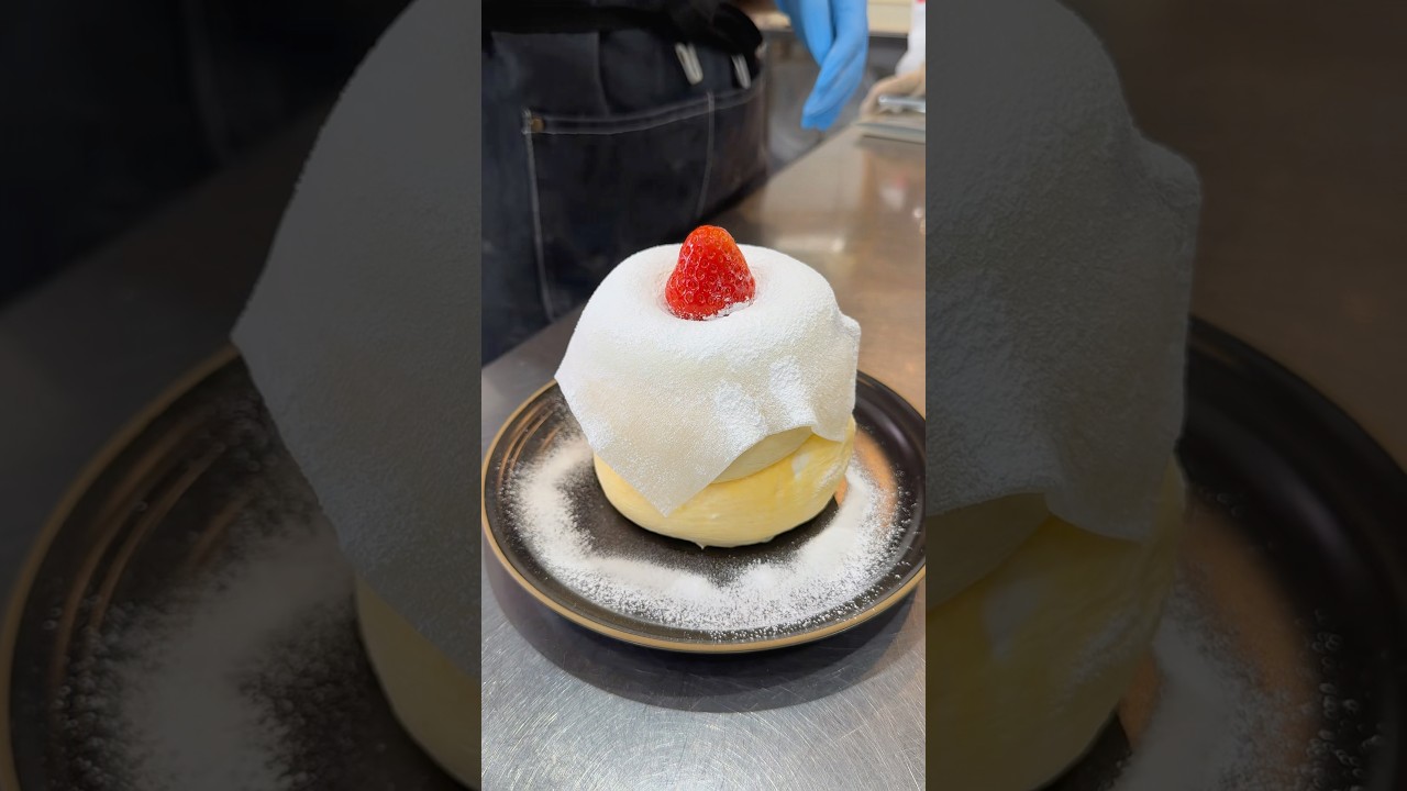 Strawberry Daifuku Pancake🍓