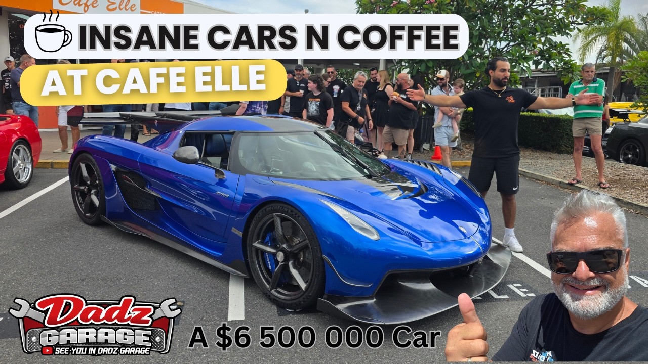 A $6 500 000 Koenigsegg Jesko Turns at at Cafe Elle