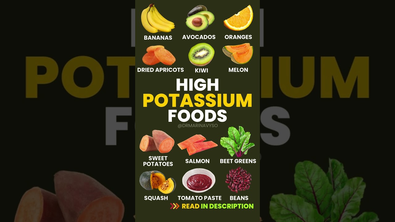 Top Potassium-Rich Foods to Support Heart, Muscles, and Blood Pressure #potassium #hearthealth
