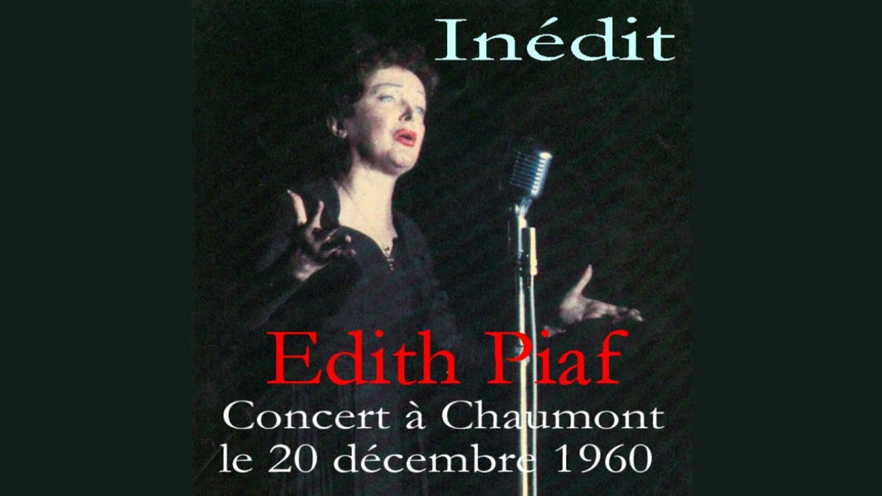 Les mots d'amour (Live à Chaumont 1960)