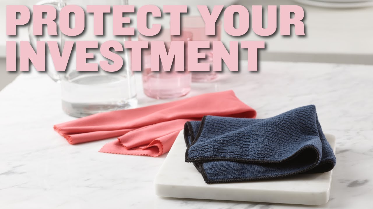 Защитите свои инвестиции с помощью набора E-Cloth для чистки гранита и камня #уборка