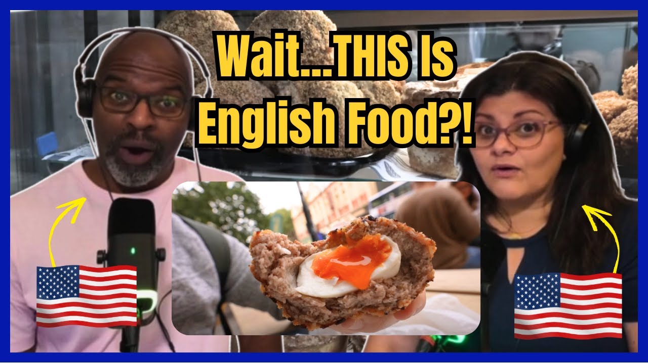 TOP 10 English Street Foods | Americans React