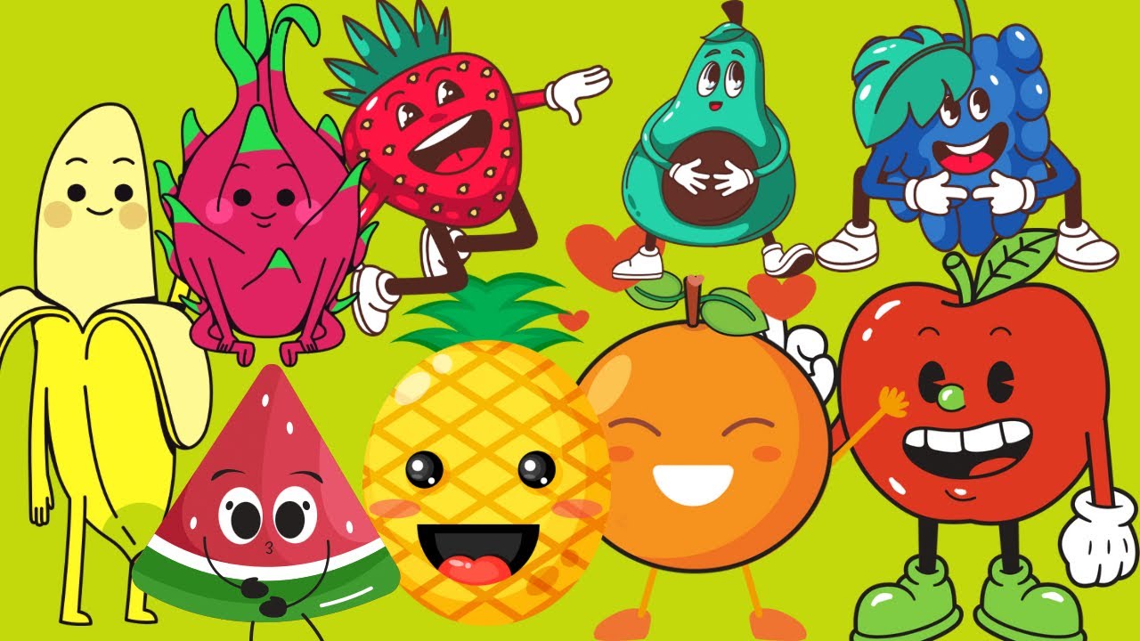 Ten little fruit song I learning video for kids I poemI poem for kids I Hayyam Galaxy