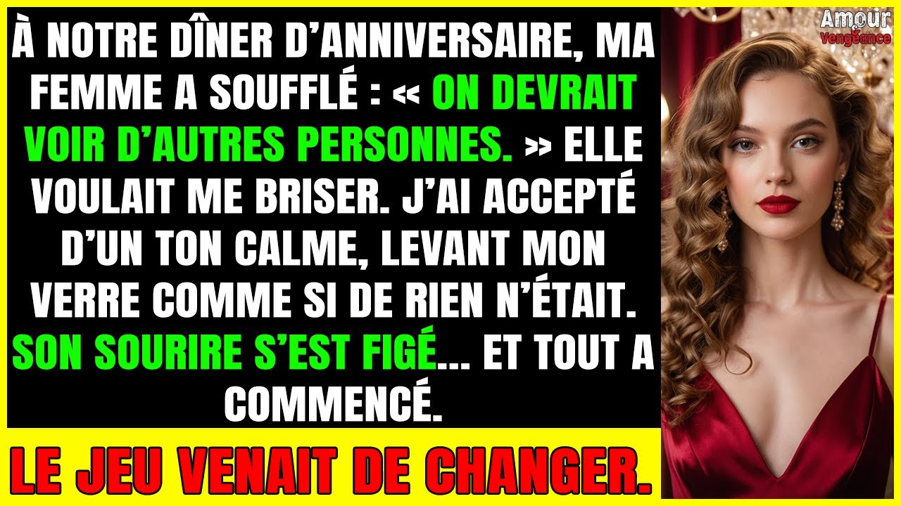 « Voyons d’autres personnes » — ma femme l’a dit à notre 5ᵉ anniversaire… ma réponse l’a figée…