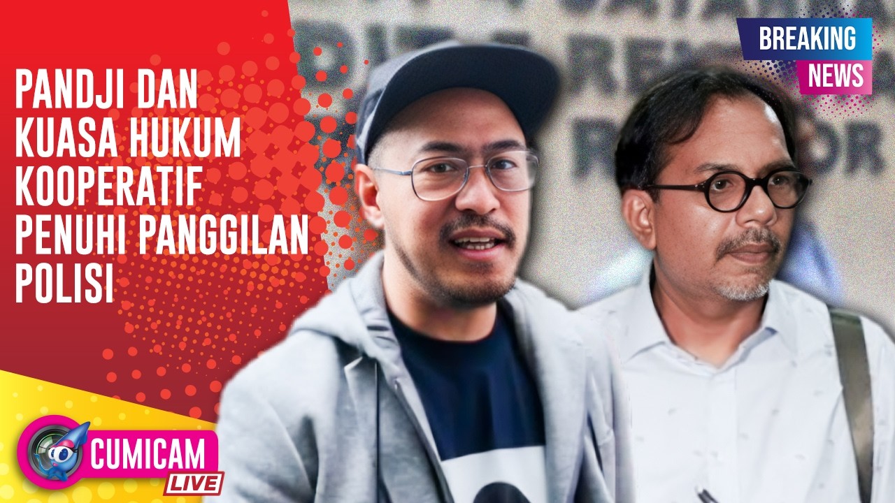 BREAKING NEWS! Pandji Pragiwaksono Jalani Pemeriksaan Buntut Materi Stand Up Mens Rea