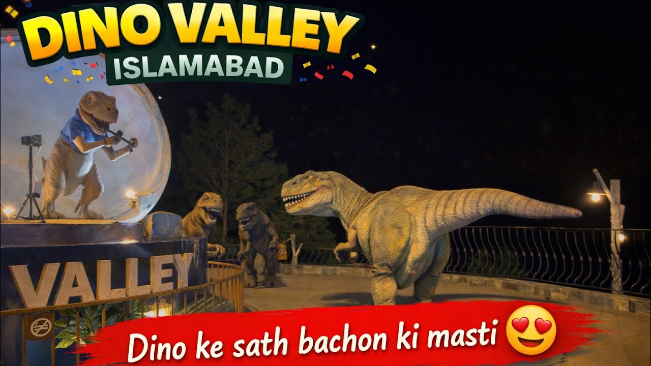 🦖 Dino Dance Party at Dino Valley Islamabad | Kids Fun, Dancing Dinosaurs & Family Vibes 🎶