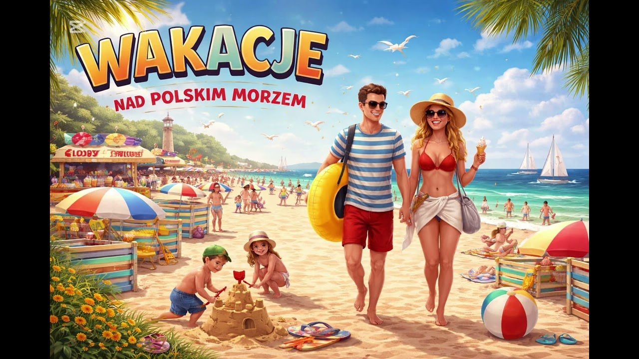 Wakacje Nad Polskim Morzem🚢⛱️🏖️