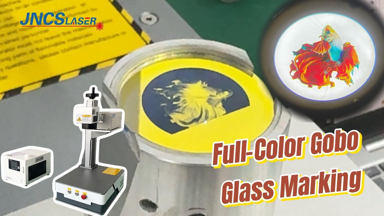 Small Desktop Full-Color Gobo Glass UV Laser Marking Machine 5W