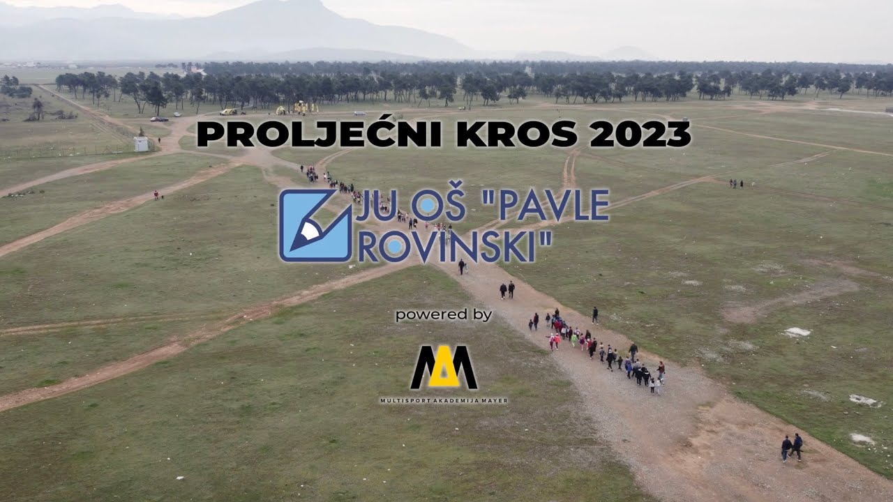 Proljećni školski kros 2023 - OŠ Pavle Rovinski