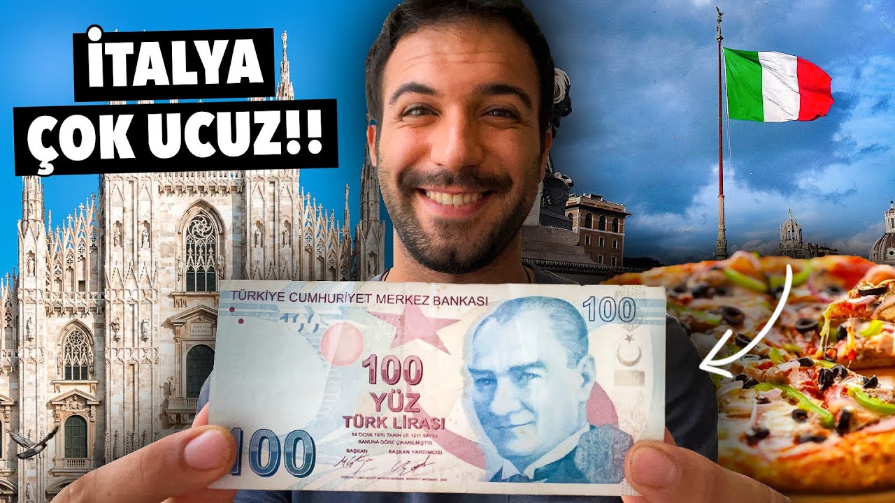 İTALYA'da 100TL ile Ne Yapılır?? (Hostel, Yemek ve Market Fiyatları) - Milan