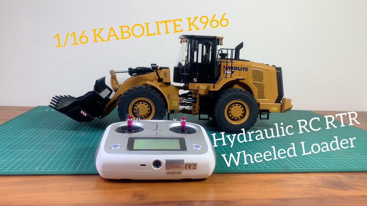 UNBOXING NEW 1/16 KABOLITE K966 Hydraulic RC RTR Wheeled Loader