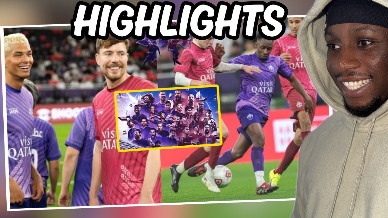Reacting To Match For Hope (Goals & Highlights) | Team Chunkz vs Team KSI & AboFlah
