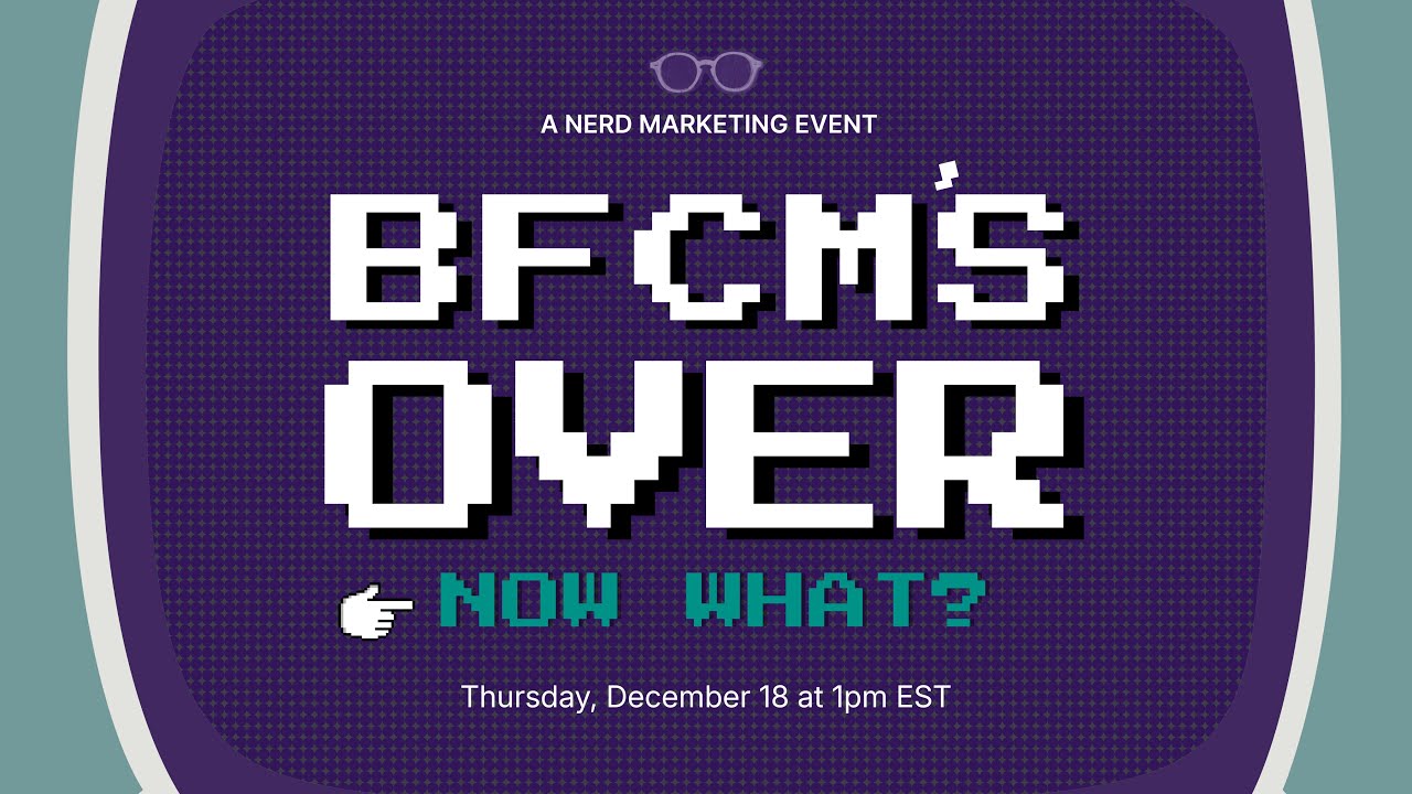 BFCM's Over... Now What? [Post-BFCM Webinar]