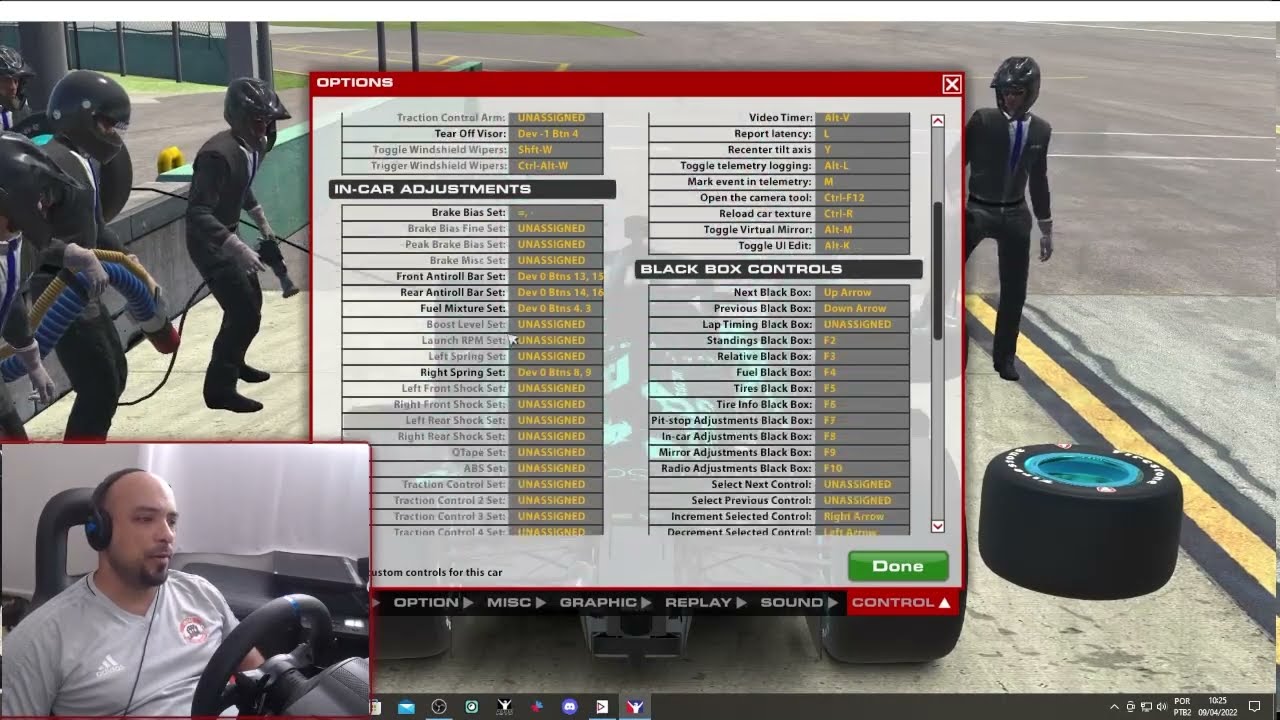 Configurar macro iRacing