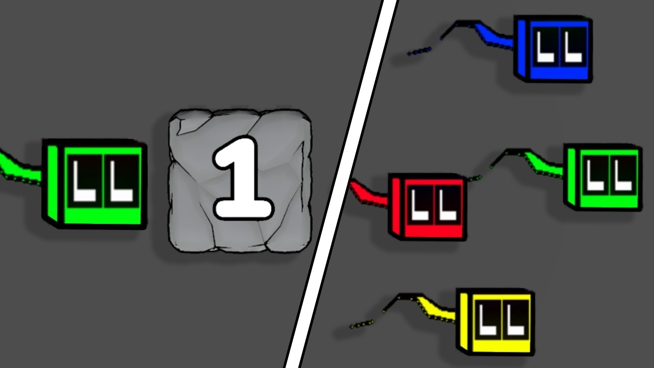 Cube Battle: Break a Block, Spawn a Cube