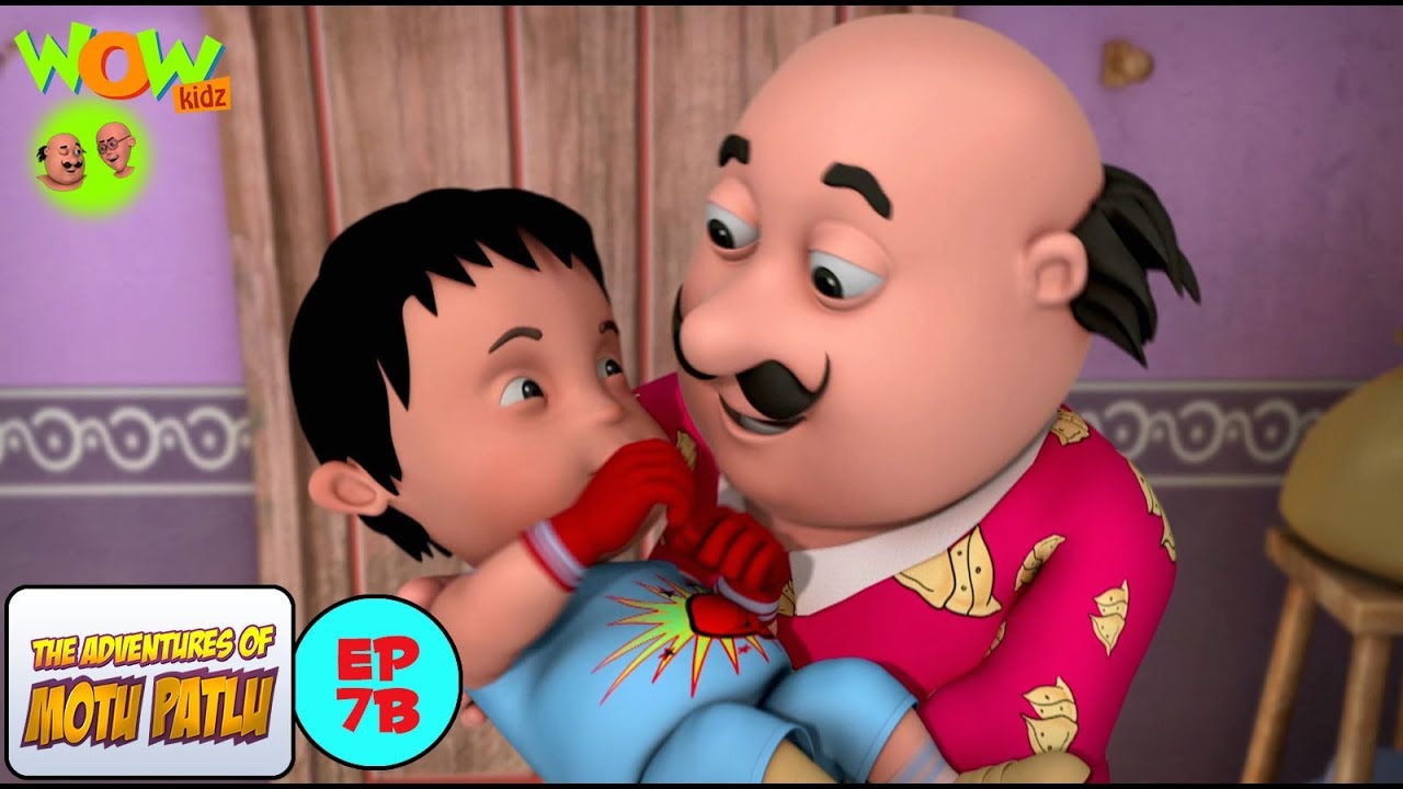 Motu Patlu Cartoons In Hindi |  Animated Series | Boxer's baby | Wow Kidz
