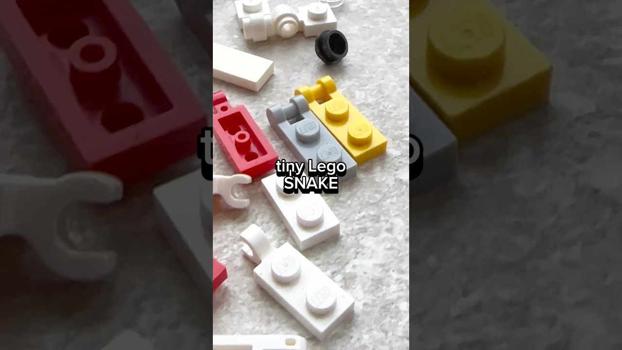 🐍🐍🐍🐍 tiny mini Lego Snake building / #LEGOserpent #ToySnakeDesign #LEGOfans