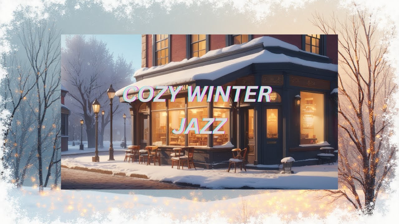 Cozy Winter Coffee Shop Ambience ⛄ Smooth Jazz Instrumental Music for Work & Relax