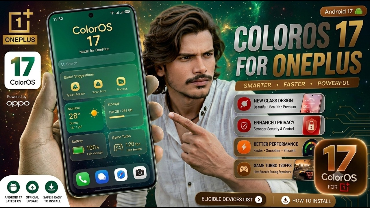 ColorOs 17 Eligible Devices Feat - OnePlus