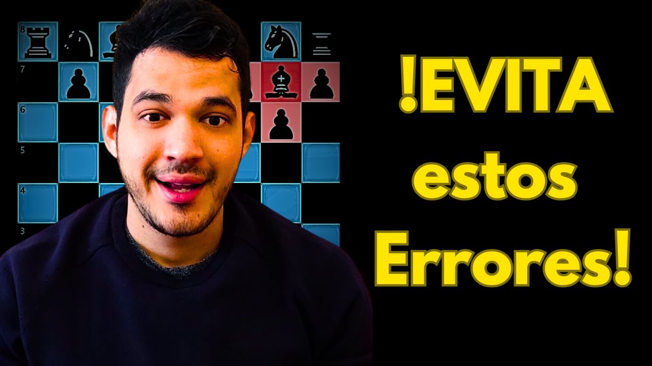 Los 3 Errores de CONCEPTO que + te hacen PERDER en AJEDREZ (Reto #4 2023)