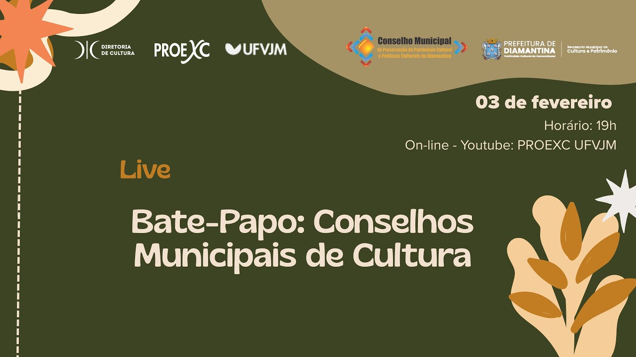 Bate-Papo: Conselhos Municipais de Cultura