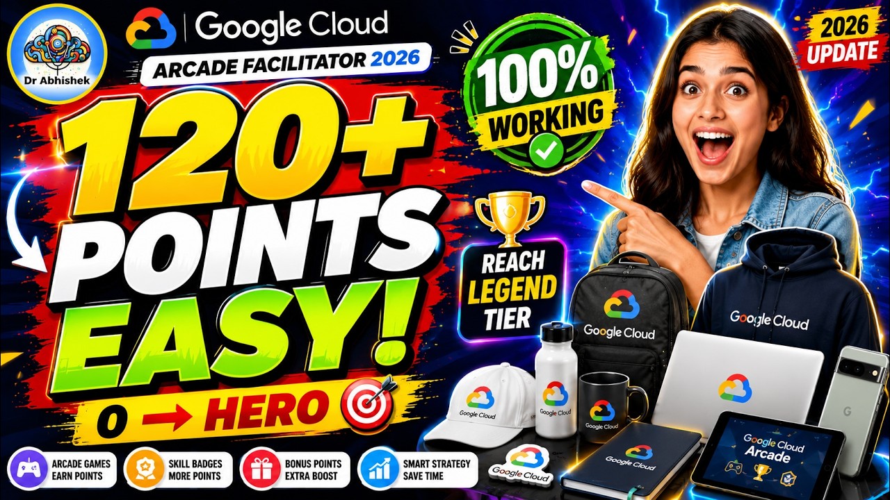 120+ очков &mdash; это ПРОЩЕ, чем вы думаете! | Полное руководство по Google Cloud Arcade Facilitator 2026