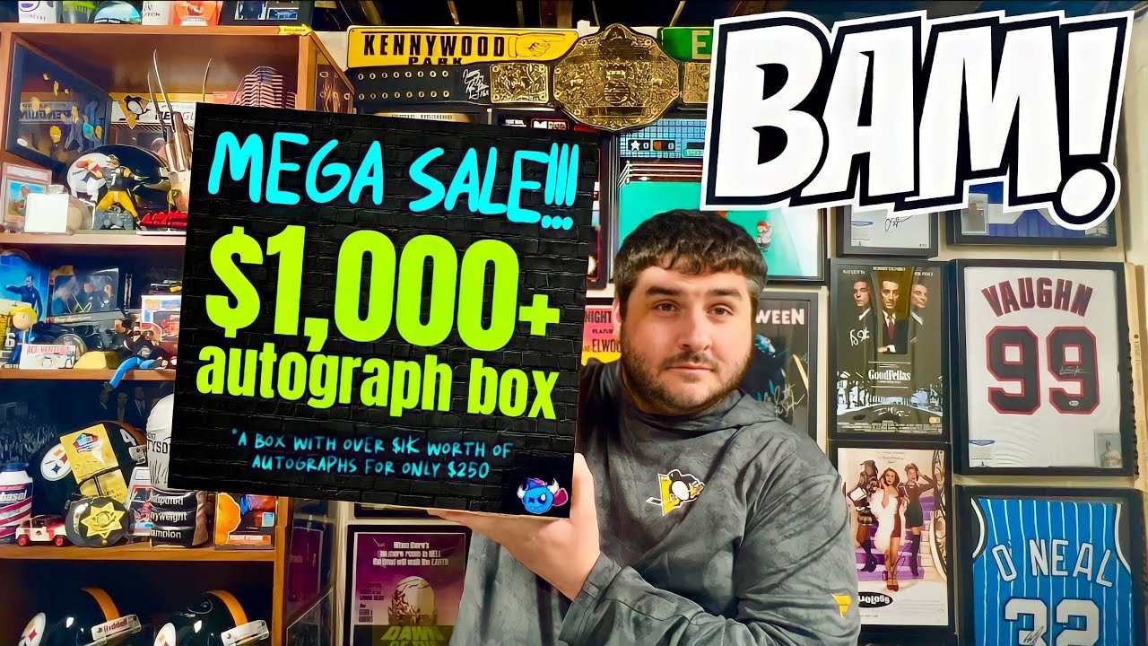 BAM Box Mega Sale $1000+ Autograph Box - Let's Open It Up!
