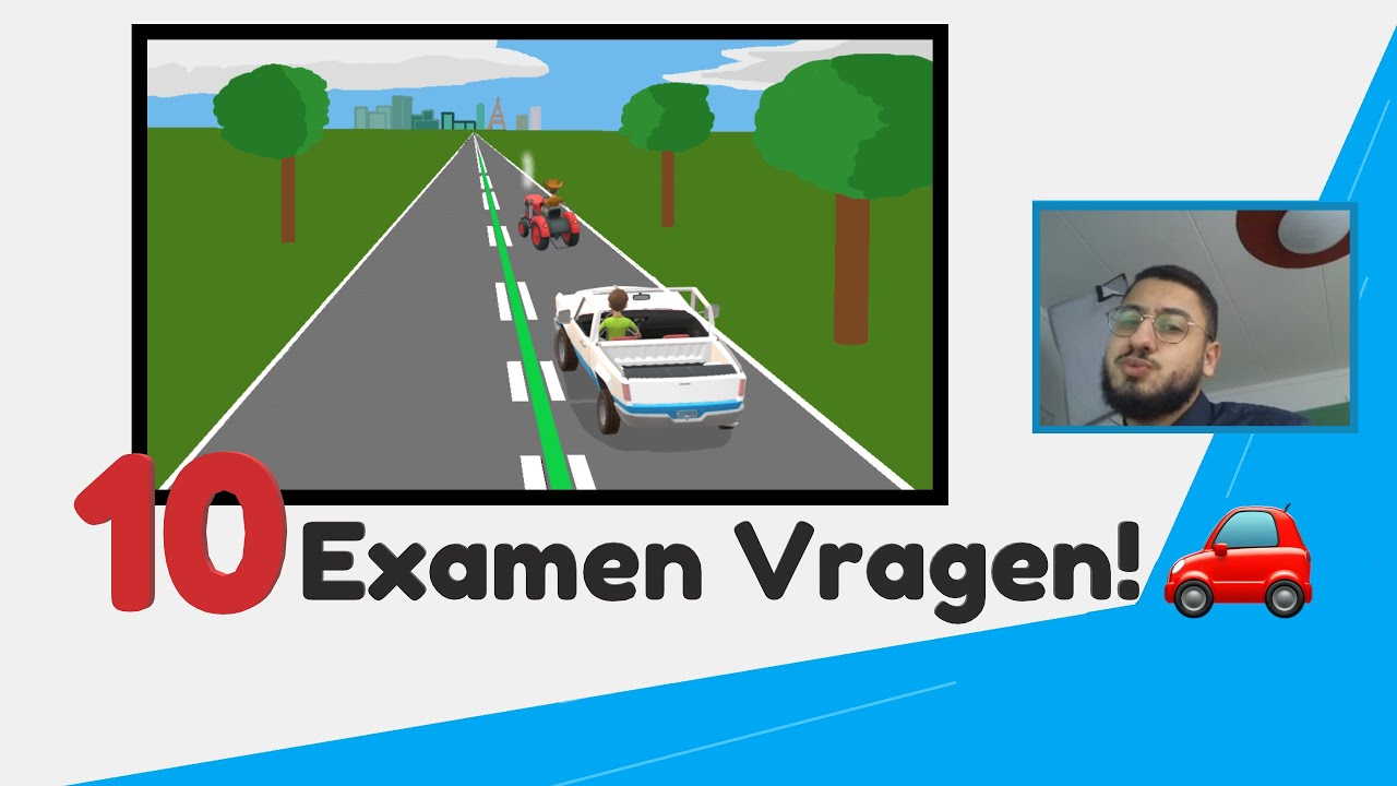 10 CBR Auto theorie examen vragen! |(2022)🚙