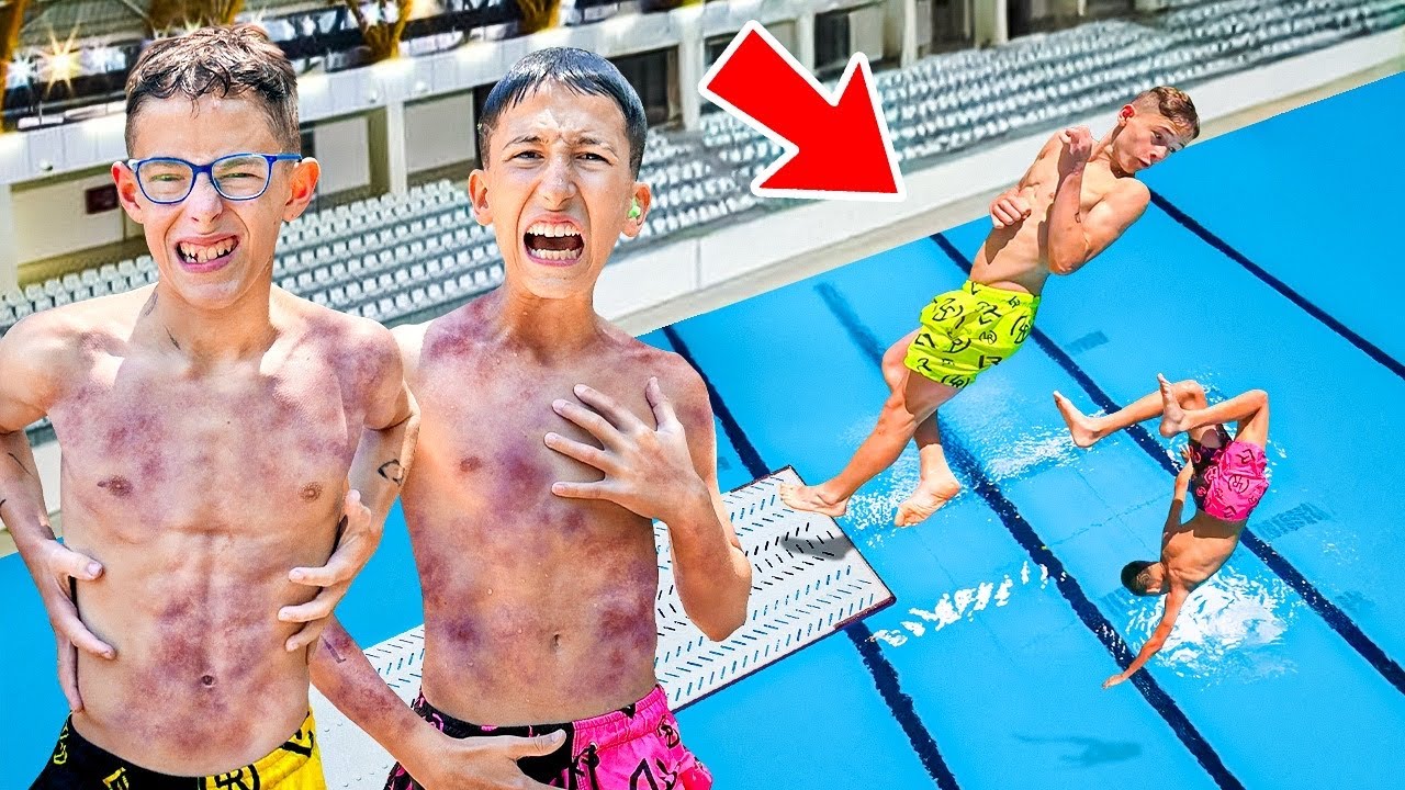 CONCURSO de PLANCHAZOS🤕 *NIÑO de ARTA vs NIÑO PARKOUR vs MI HIJO*