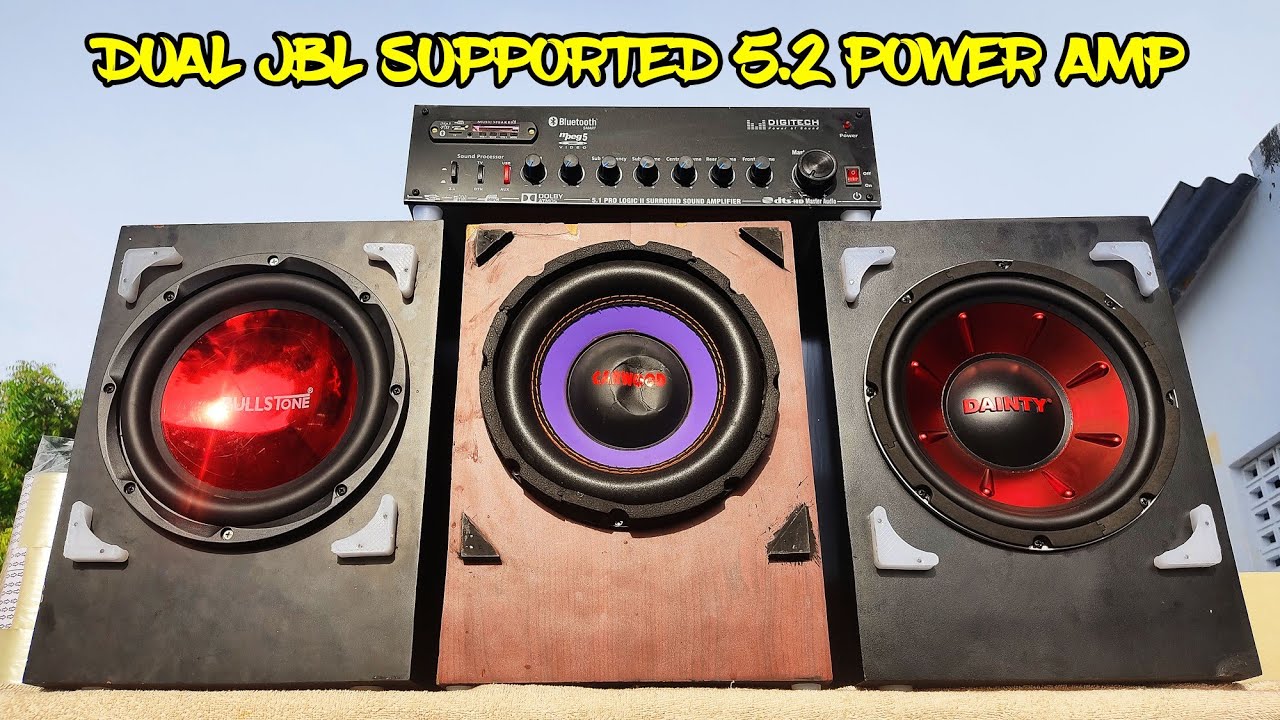 Dual Jbl 1500w Support 5.2  Power 💪💪💪 Amplifier For Home Use