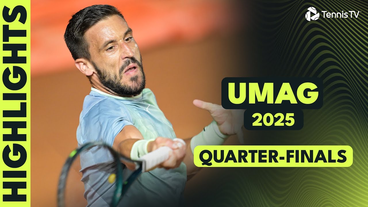 Prizmic Faces Darderi; Dzumhur, Ugo Carabelli, Taberner Feature | Umag 2025 Quarter-Final Highlights