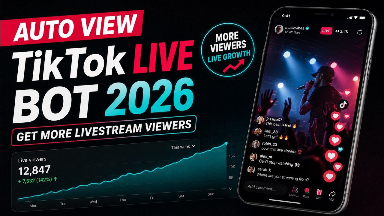 Автоматический бот для просмотров TikTok LIVE | Как увеличить количество зрителей на трансляции в...