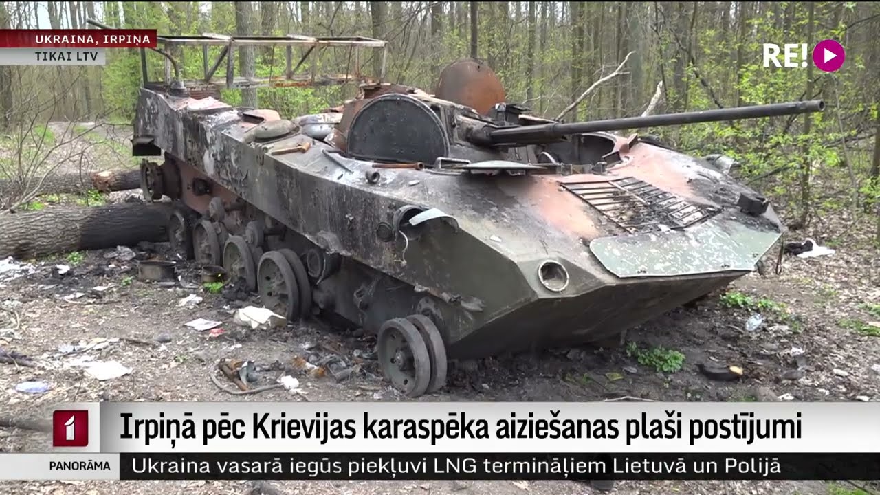 Irpiņā pēc Krievijas karaspēka aiziešanas plaši postījumi
