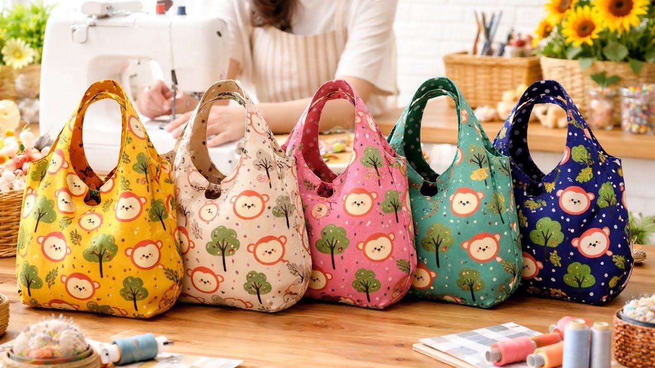 Make A Super Cute Bag In Just 20 Minutes 💖 Easy to Sew 👜 Even Beginners Can Make One