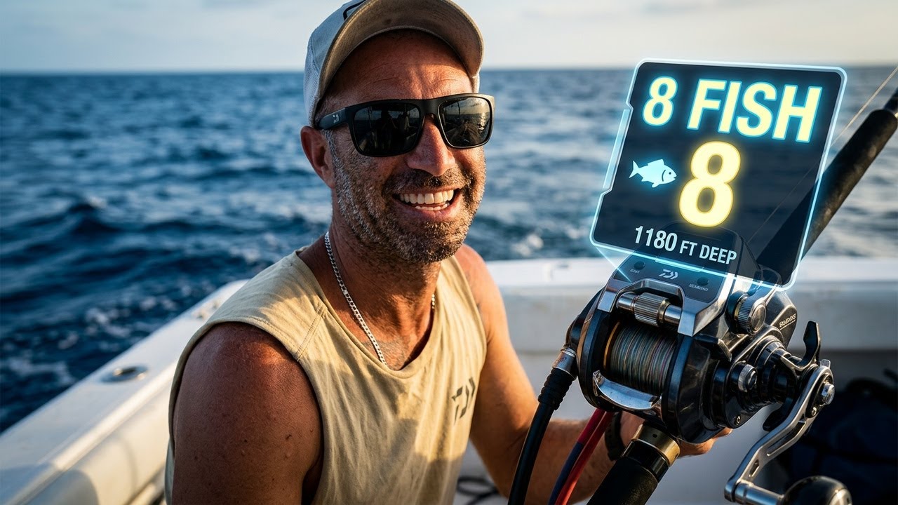 Electrifying Deep Drop Fishing with Daiwa Seaborg :Can we catch 8 fish in one go???