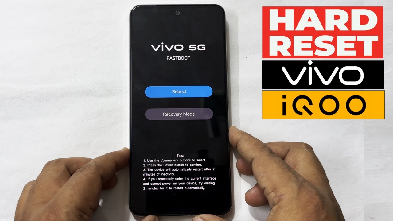 Format All iQOO & ViVO Phone | Hard Reset/ Factory Reset