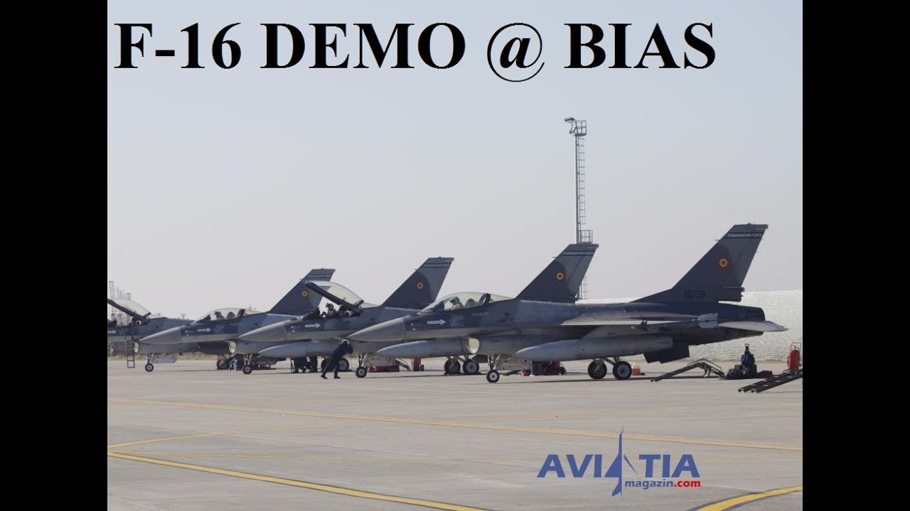 Romanian Air Force F-16s in DEMO at BIAS2018