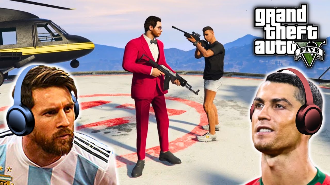 Messi & Ronaldo play GTA 5!