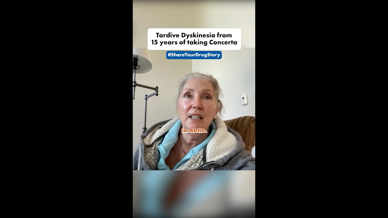 Tardive Dyskinesia from 15 years of taking Concerta  #shareyourdrugstory #tardivedyskinesia