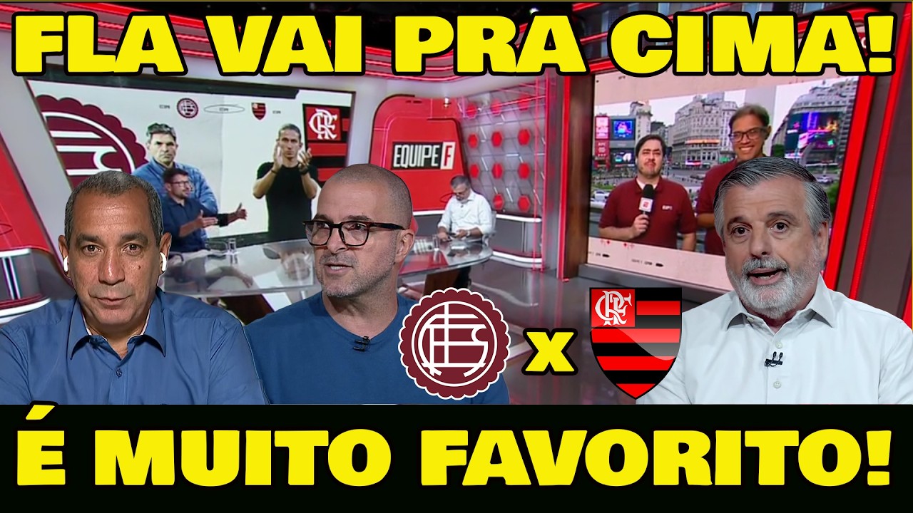 TUDO SOBRE LANÚS x FLAMENGO! SAIU A PROVÁVEL ESCALAÇÃO DO MENGÃO!