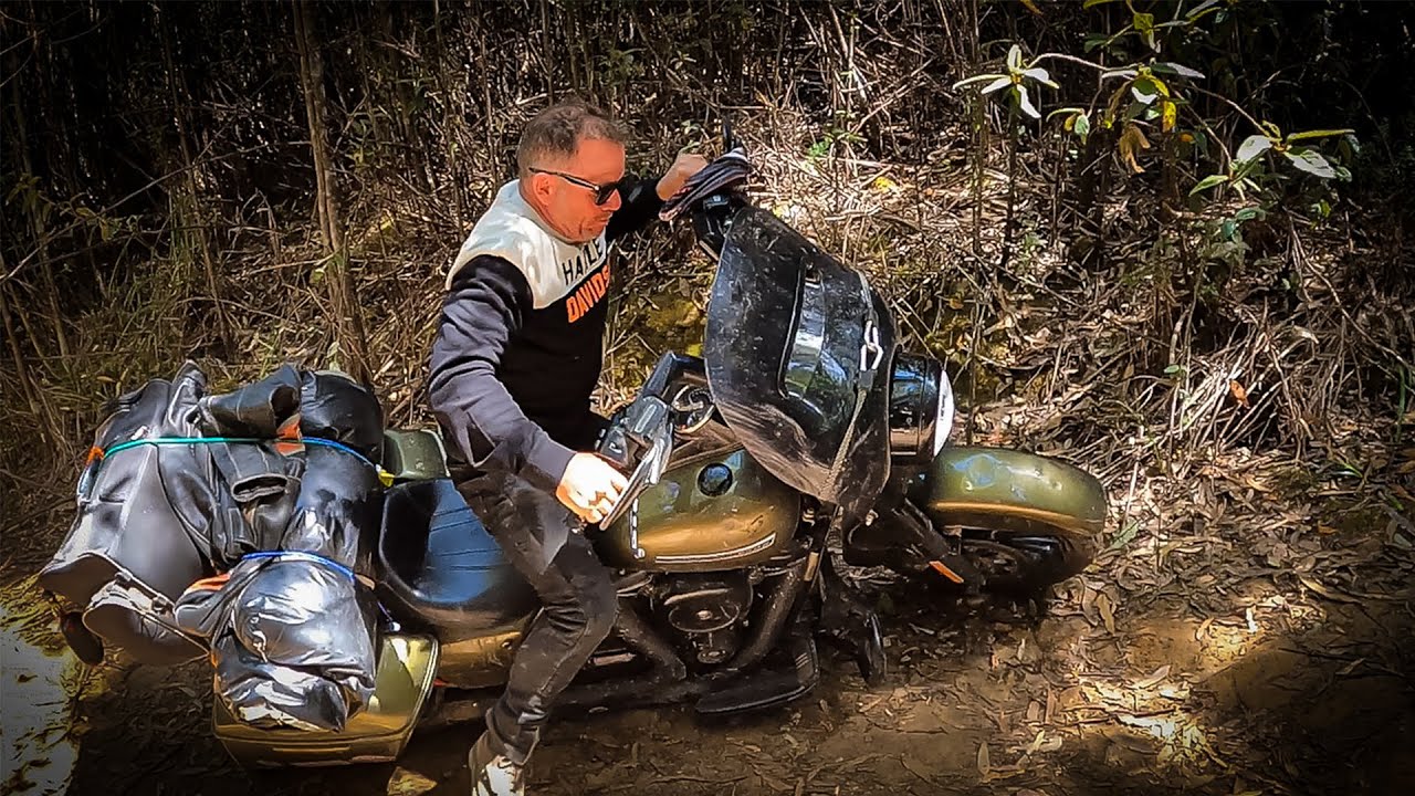 Death Trap in Tasmania - Harley Davidson Road King's