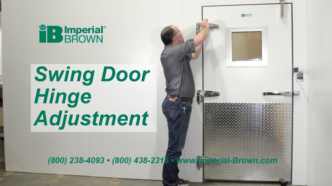 How to Adjust Walk-in Swing Door Hinges