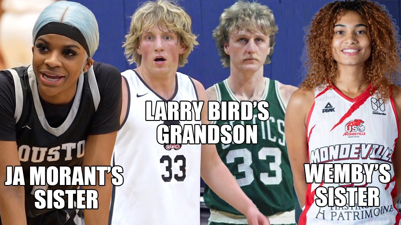NBA RELATIVES IN ACTION! Larry Bird, MJ and MORE!