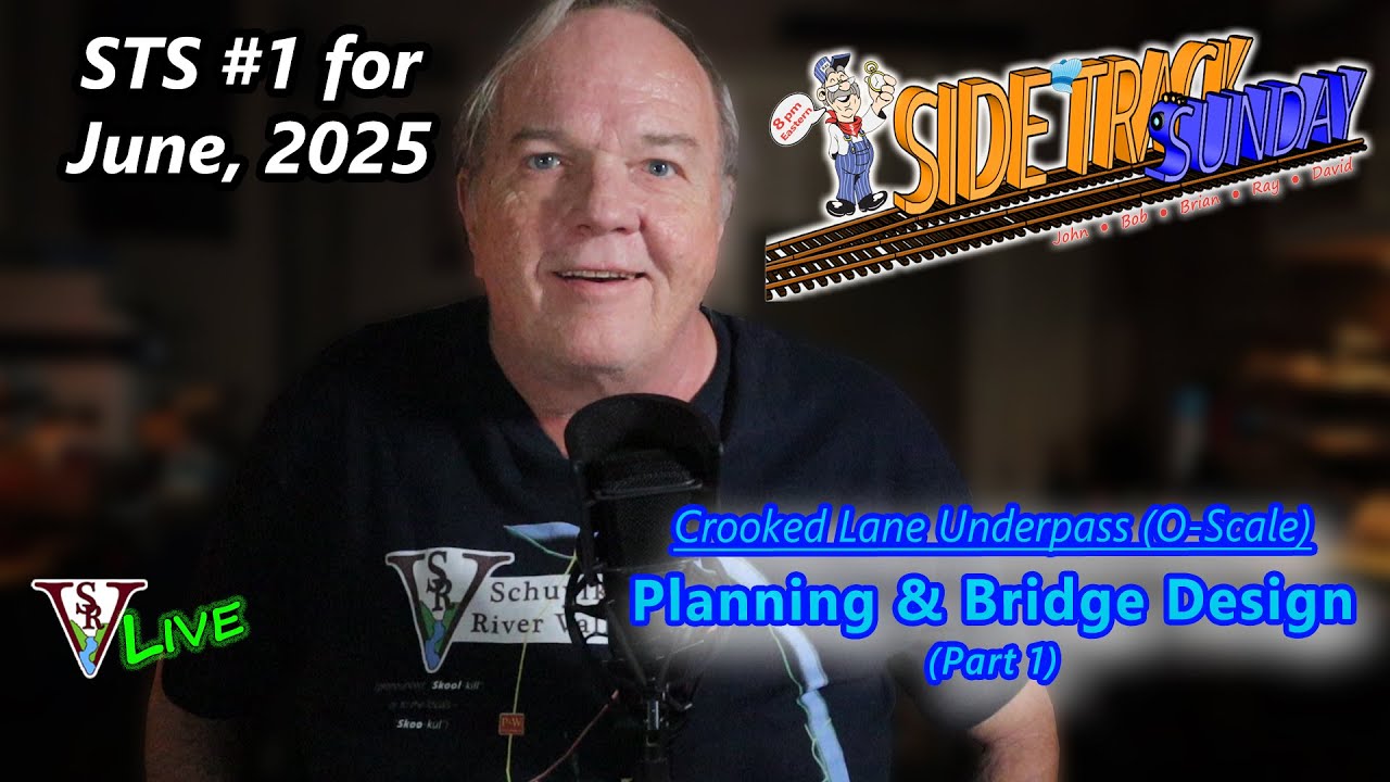 Side Track Sunday | Crooked Lane Underpass (O-Scale) | Planning & Bridge Design (Part 1)