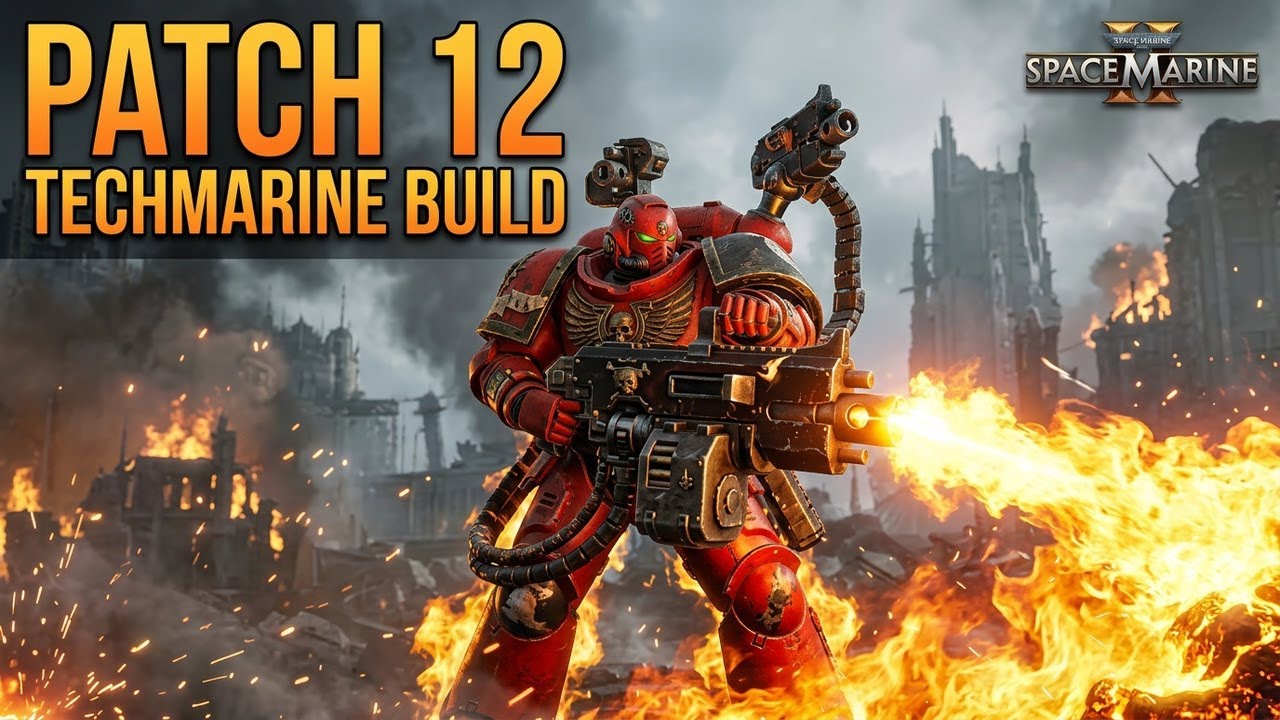 I found the best Techmarine Servo Gun burn build | Space Marine 2 no commentary PTS Gameplay