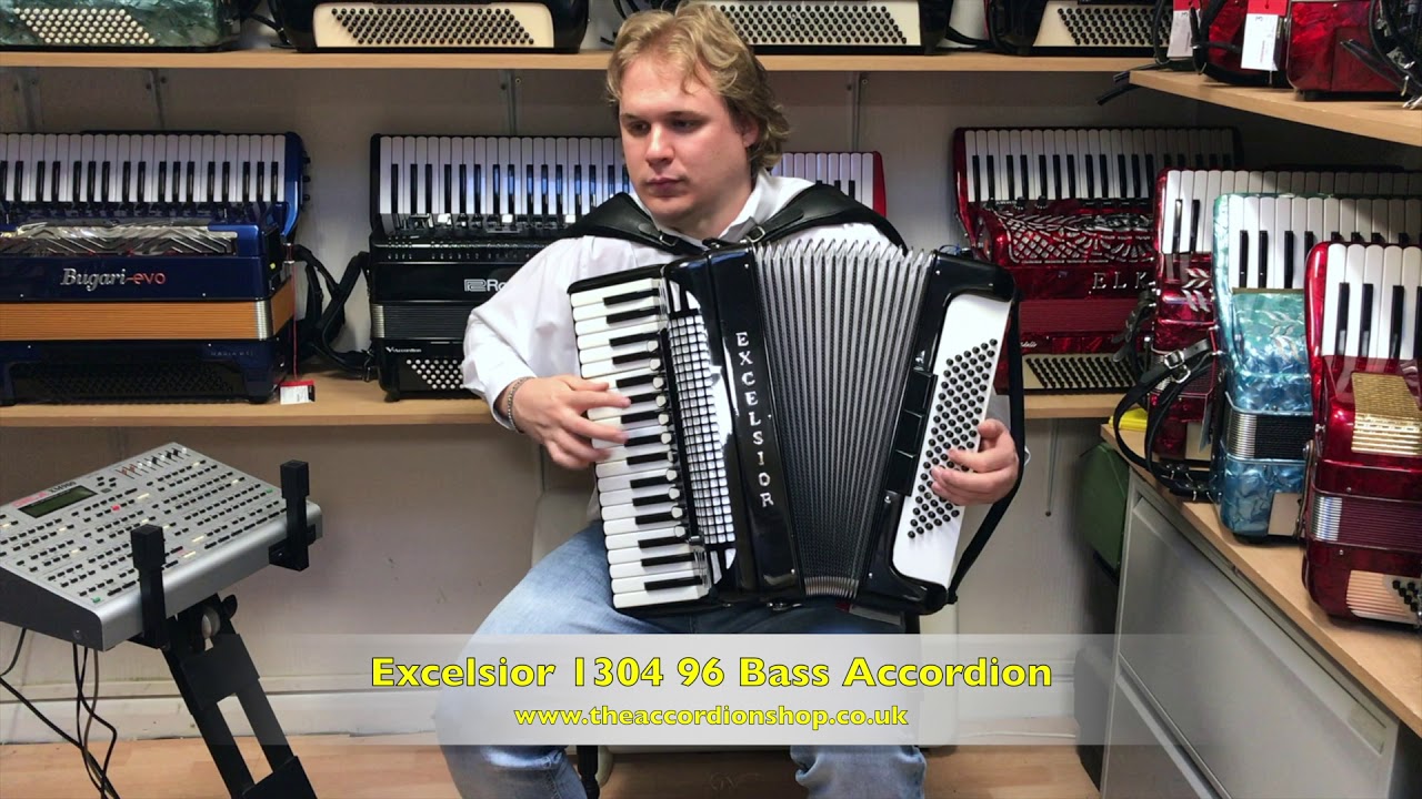 Excelsior 1304 96 Bass Accordion