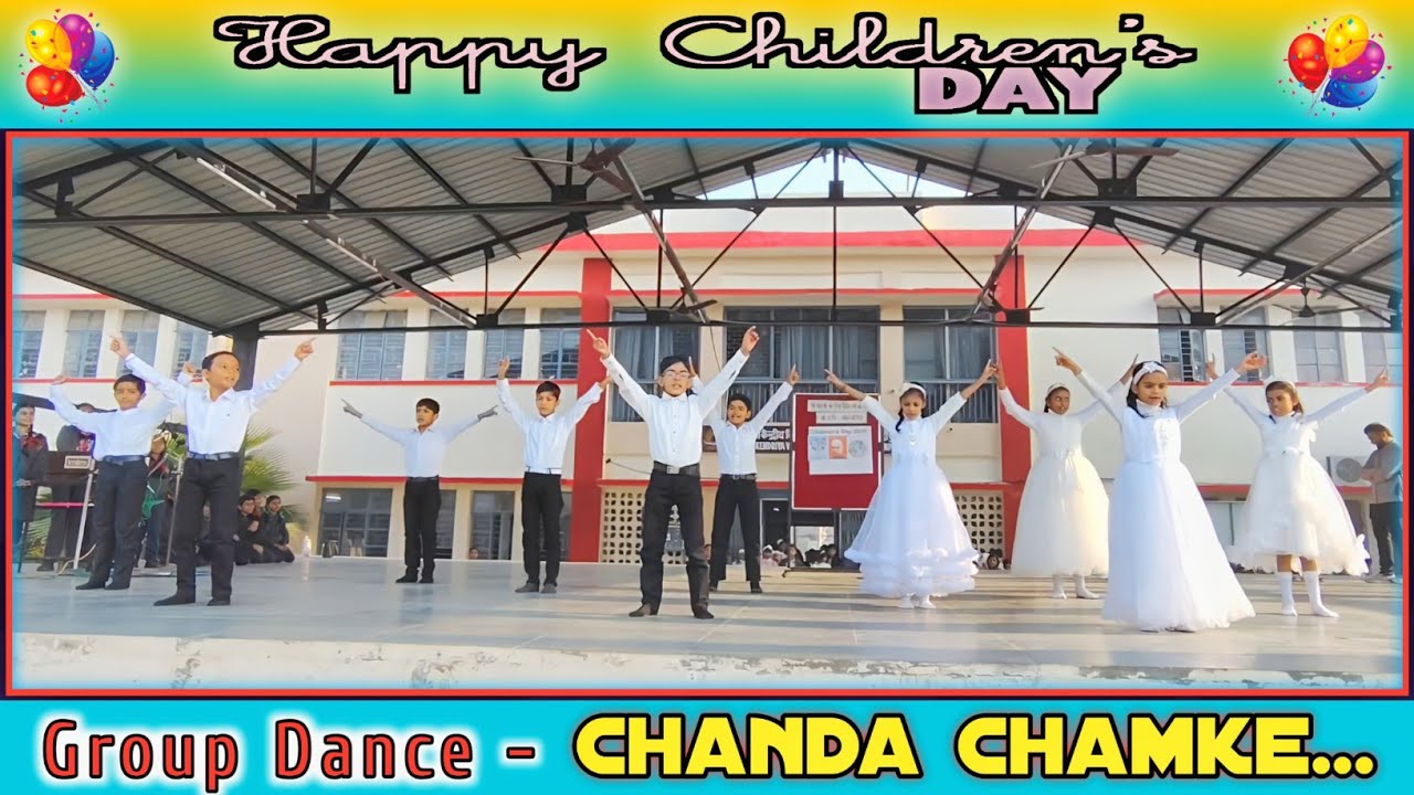 Chanda Chamke | Children's Day | Group Dance | KV No.2 OCF Shahjahanpur (Shift-1) @mprakash1987 