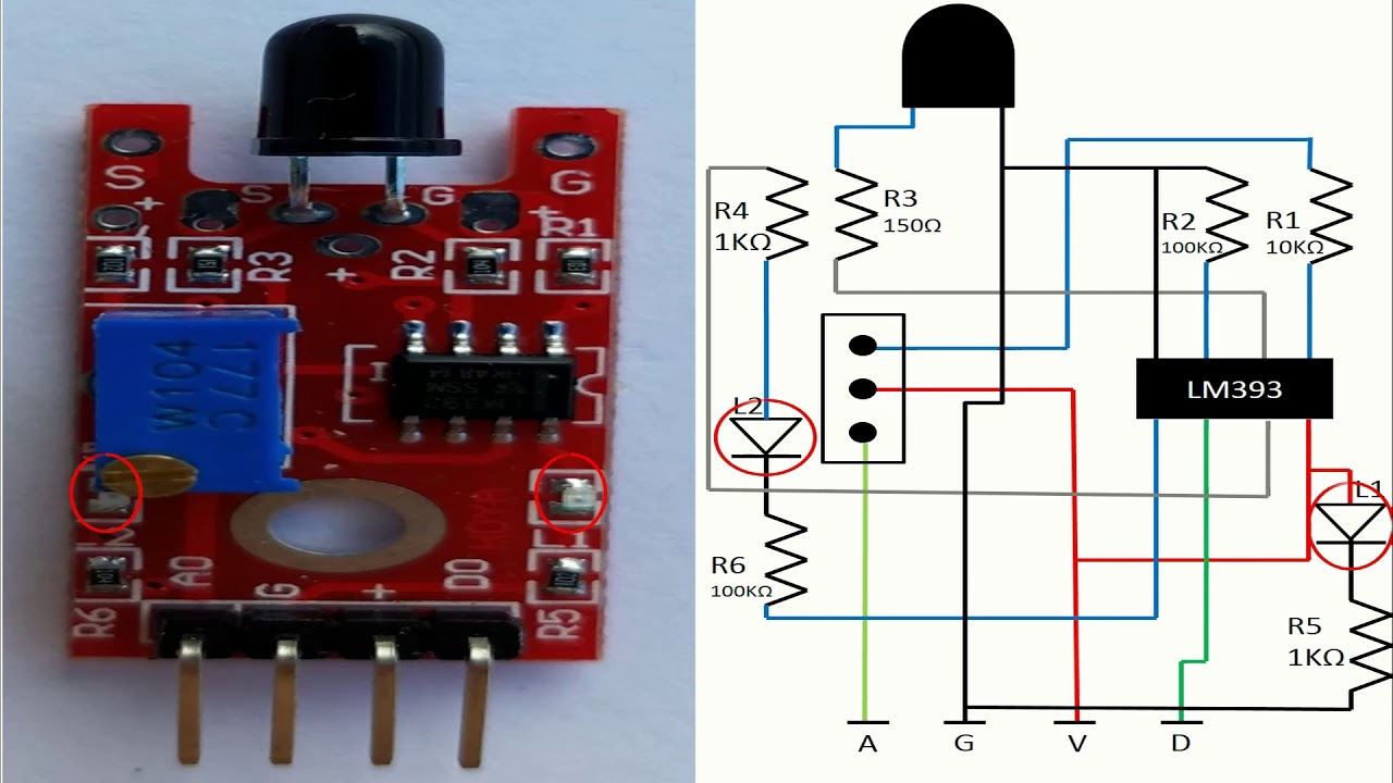 KY-026 Flame Detector Module